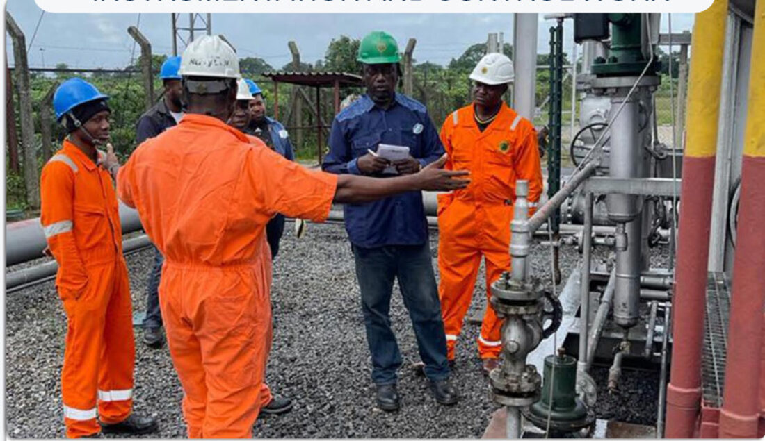 Instrumentation and control work at Nigeria Gas Metro Station, Onne, Port Harcourt