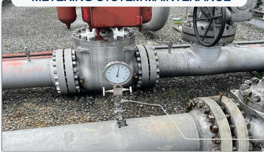 Metering-system maintenance at an exploration and production facility