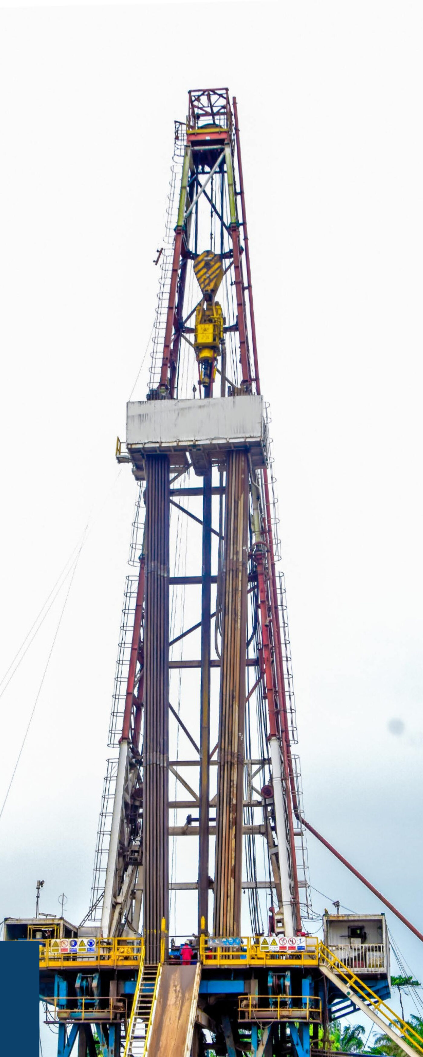 Samnomi drilling rig on an onshore land campaign in the Niger Delta